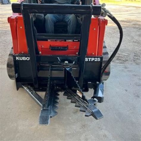 skid steer tree puller rental|skid steer attachment rental near me.